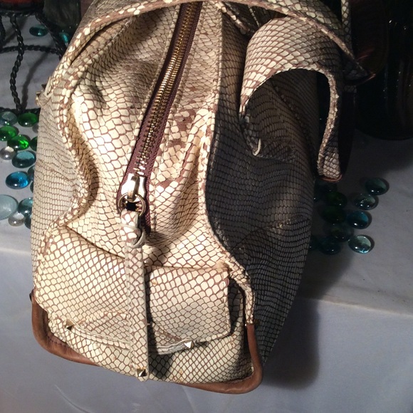 Botkier Snakeskin Satchel Bag - Picture 3 of 8