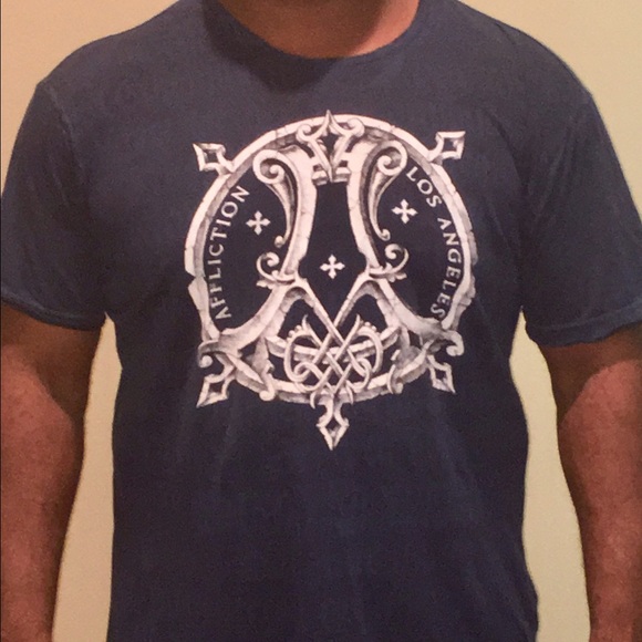 Affliction dark blue T-shirt