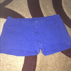 Blue shorts