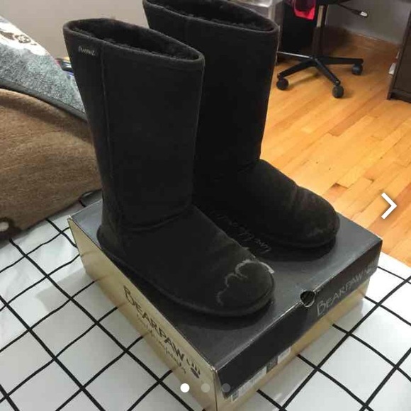 Bear paw brown tall boots