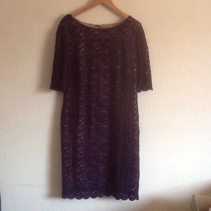 Purple Lace Dress