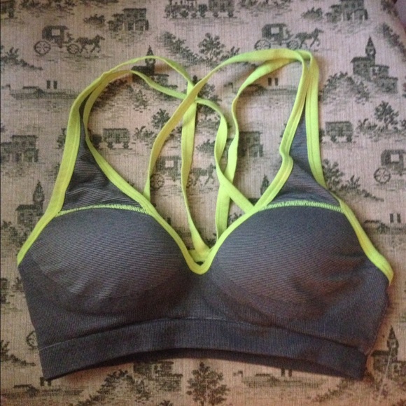 PINK S strappy athletic bra