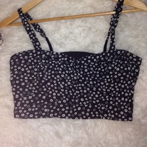 Daisy crop top/bralette