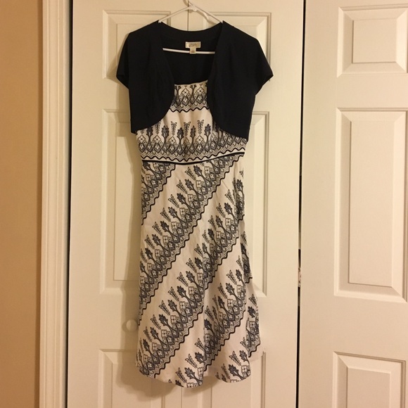 Loft dress and shrug. - Picture 1 of 4