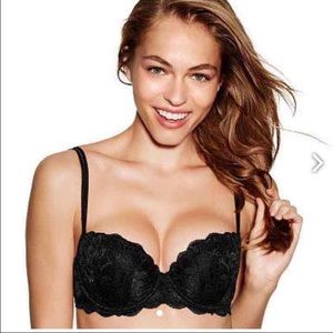 PINK push up the date bra