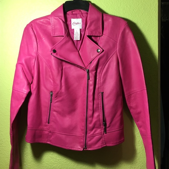 Pink Leather Jacket