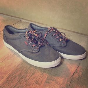 Gray/ multicolor Vans