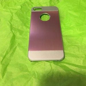 Brushed aluminum hard cover for iPhone 5 & 5 s