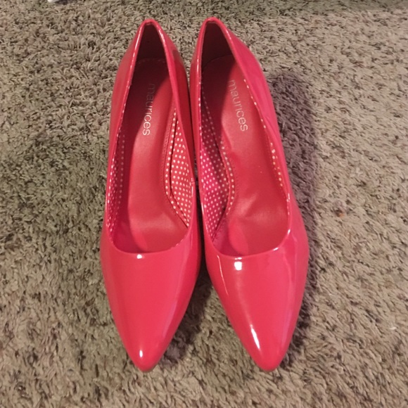 Pink Maurice's pumps!