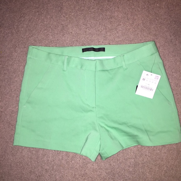 Zara green shorts