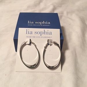 Lia Sophia hoop earrings