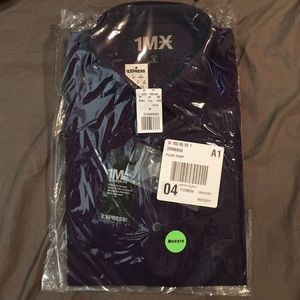 Express Men's Plum Purple Button Down Dress Shirt