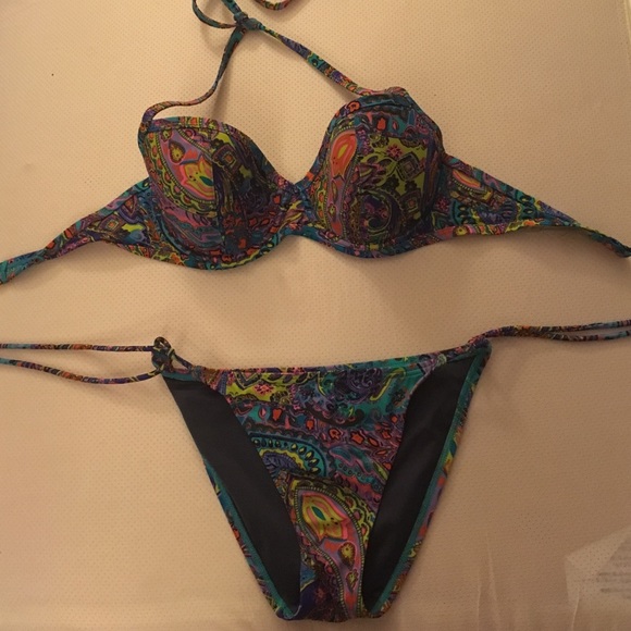 Victoria's Secret Paisley Underwire Bikini