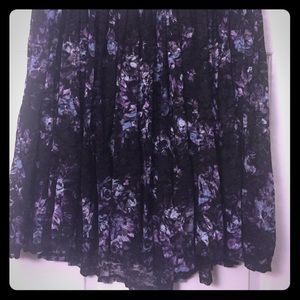 🌟Floral Print Lace Skater Skirt🌟