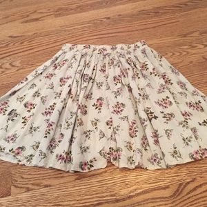 Brandy Melville Flower Pattern Skirt