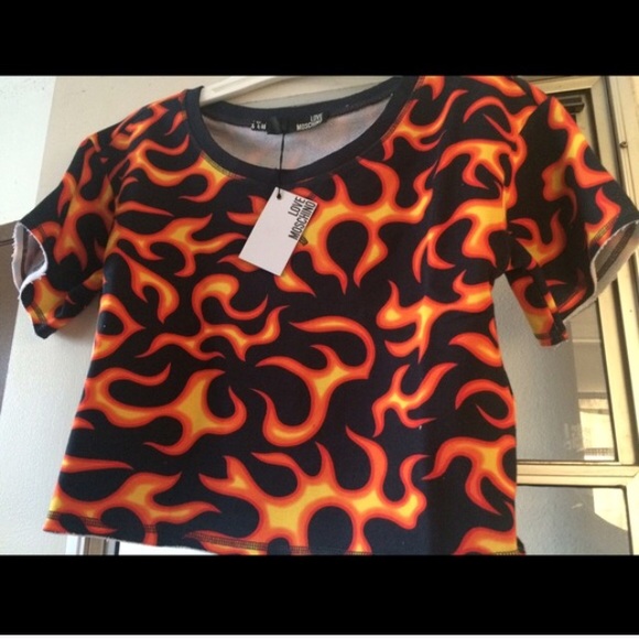 Moschino flame sweater top - Picture 3 of 3