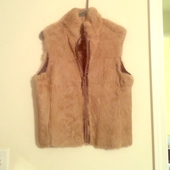 100% Real Fur/Leather Vest