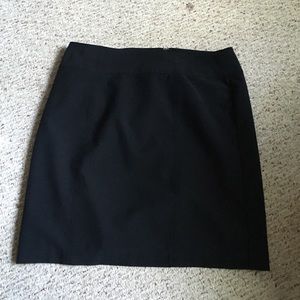 Black pencil skirt