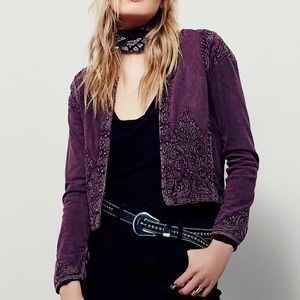 Free people midnight in Paris jacket