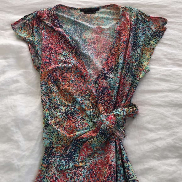 BCBG wrap around mid length dress - Picture 3 of 4