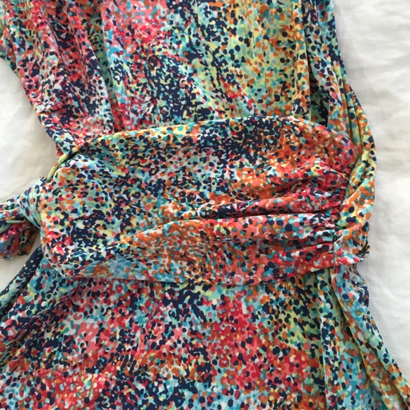 BCBG wrap around mid length dress - Picture 4 of 4