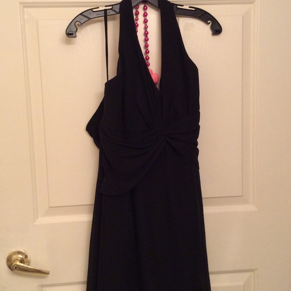 Halter style evening gown