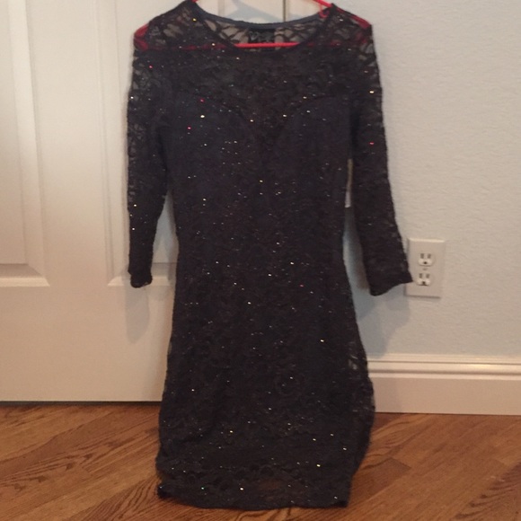 Windsor Sparkly Gray Dress