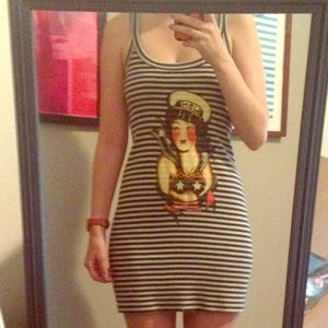 SAILOR JERRY Rockabilly Vintage Look Tank Dress 🍒