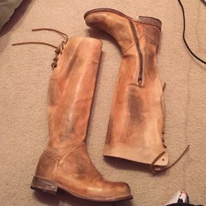 Bed Stu lace up tall boot