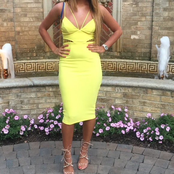 Ginger fizz cutout neon lemon