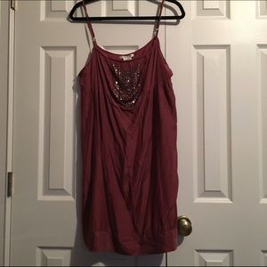 Sienna iridescent tunic dress