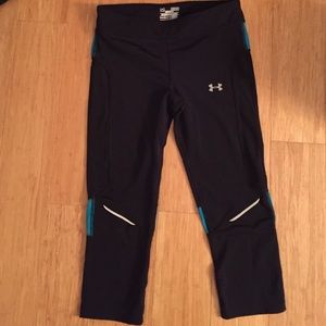 Under Armour Compression Tights- Turquoise!