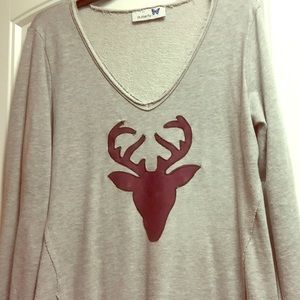 New never worn: long sleeve sweat shirt material