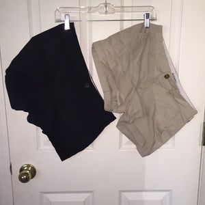 Black & Tan Shorts