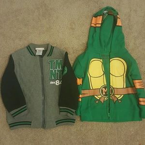 Boys Ninja Turtle Jacket and Hooded Sweatshirt