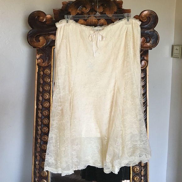 Ivory colored Studio M Skirt