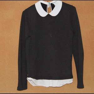 Urban outfitters sweater w/ connected blouse