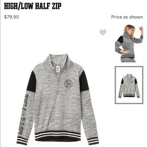 New Victoria's Secret pink bling hi low pullover