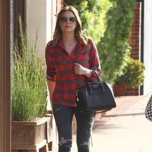 Ae canyon boyfriend flannel slim fit NWT