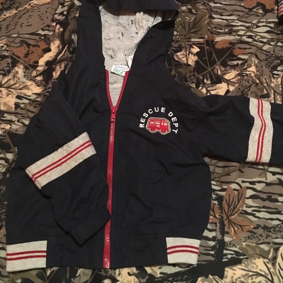 24 months fire dept boys wind breaker jacket