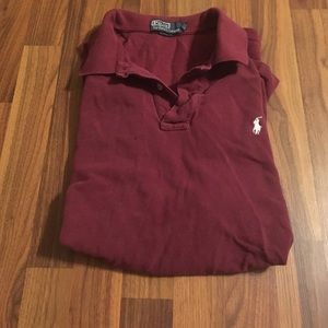 Maroon polo