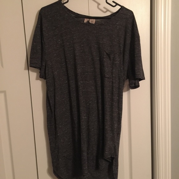 Urban Outfitters Extended Stripped Pocket Tee