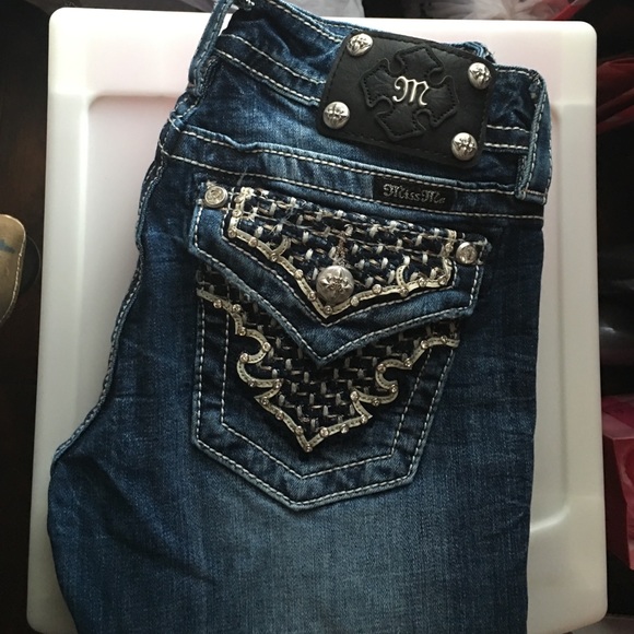 Lightly used boot cut miss me jeans