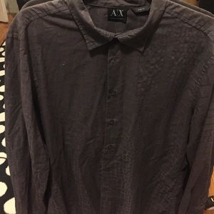 Armani Exchange Large Men's Dress Shirt