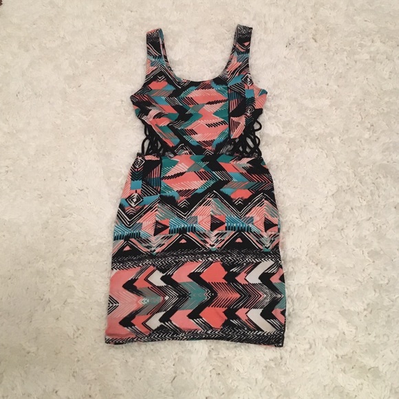 Multicolored party dress