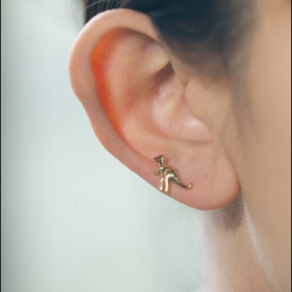 3 Piece Set Dinosaur Earrings - Picture 4 of 4