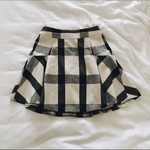 Banana Republic plaid skirt