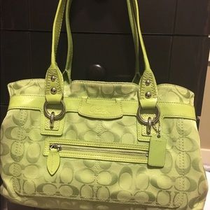Authentic COACH purse and matching wallet