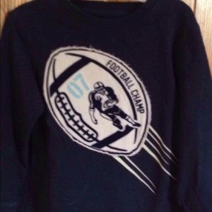 Gymboree Navy Football Shirt