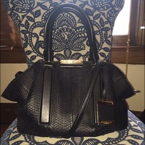 Michael Kors COLLECTION Lexi in Blk snakeskin!